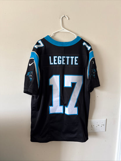 Men’s Nike Xavier Legette #17 Carolina Panthers Vapor Lmtd Jersey Sz XL - RARE