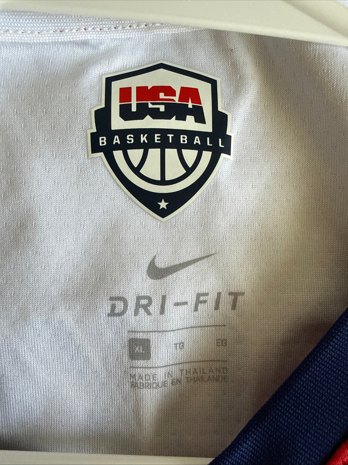 Men's Nike Devin Booker #15 Team USA 2020 Tokyo Olympics Jersey Sz XL - RARE