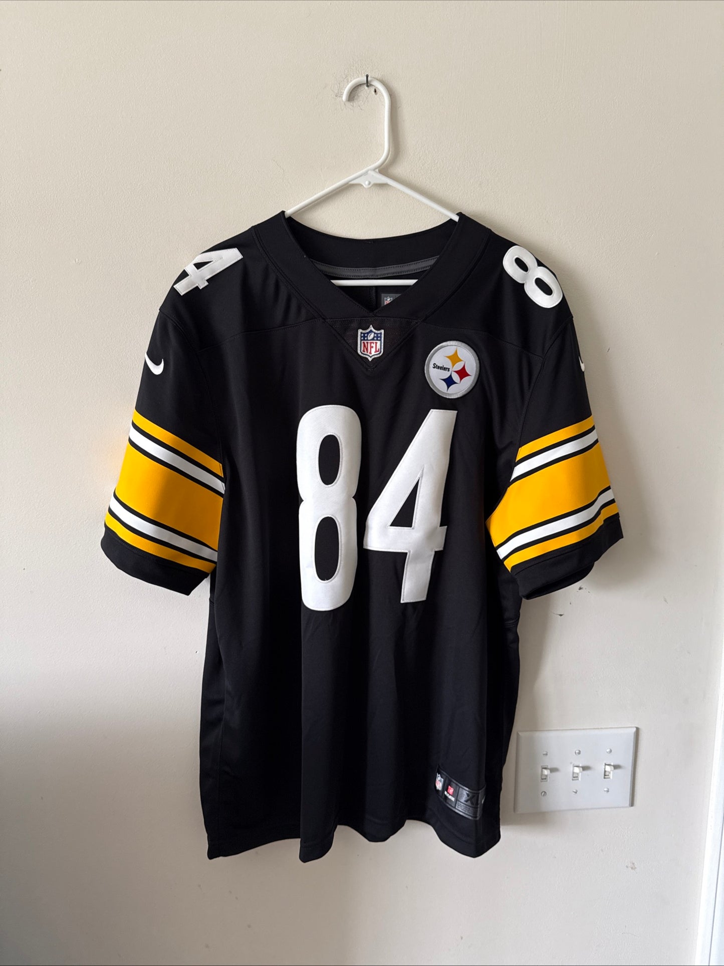 Men's Nike Antonio Brown #84 Pittsburgh Steelers Vapor Lmtd Jersey Sz XL - RARE