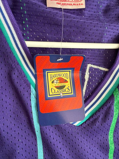Men's Mitchell & Ness Dell Curry #30 Charlotte Hornets 1992/93 Jersey Sz XL RARE