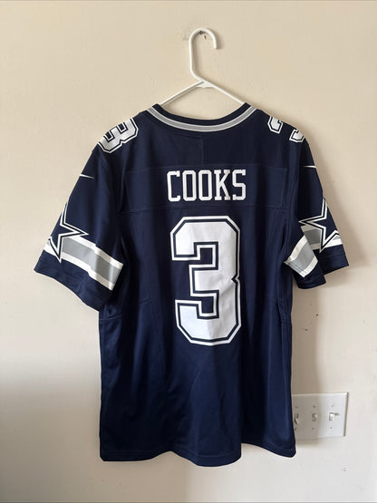 Men's Nike Brandin Cooks #3 Dallas Cowboys Vapor Limited NFL Jersey Sz L - RARE