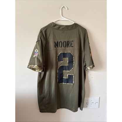 Men's Nike D.J. Moore #2 Carolina Panthers Salute To Service Jersey Sz L - RARE