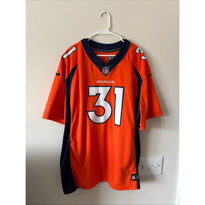Men’s Nike Justin Simmons #31 Denver Broncos Vapor Limited Jersey Sz 3XL - RARE