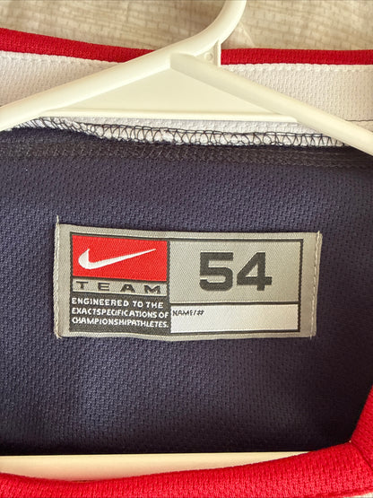 MEN’S NIKE ZACH PARISE #9 TEAM USA AUTHENTIC 2010 OLYMPICS JERSEY SZ 54 - RARE