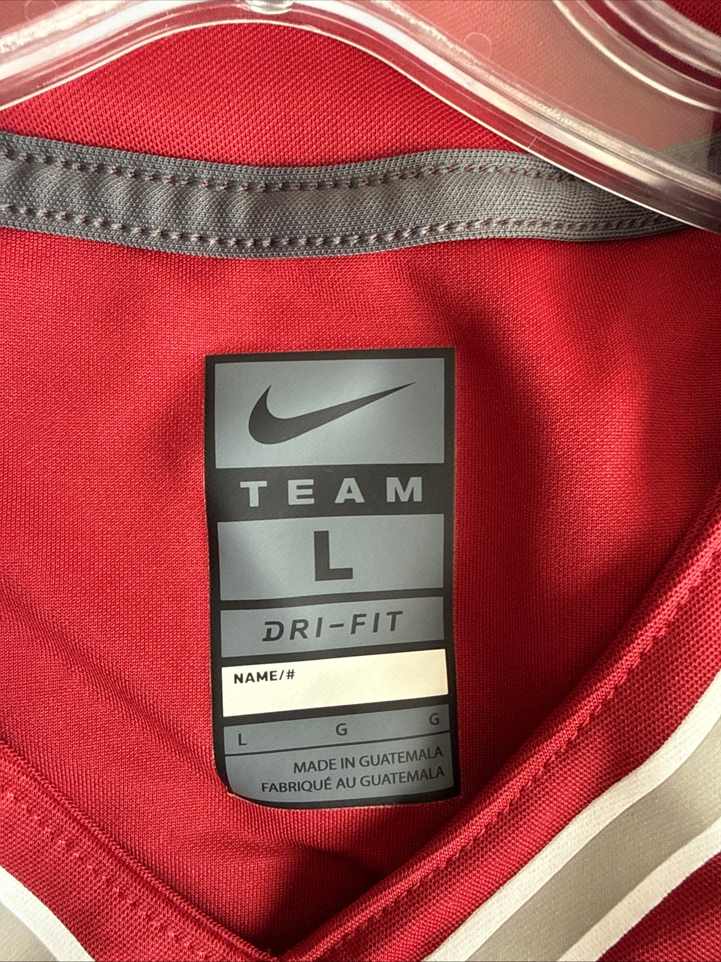 Men’s Nike Arkansas Razorbacks #1 NCAA Football Limited Jersey Sz L - Red RARE