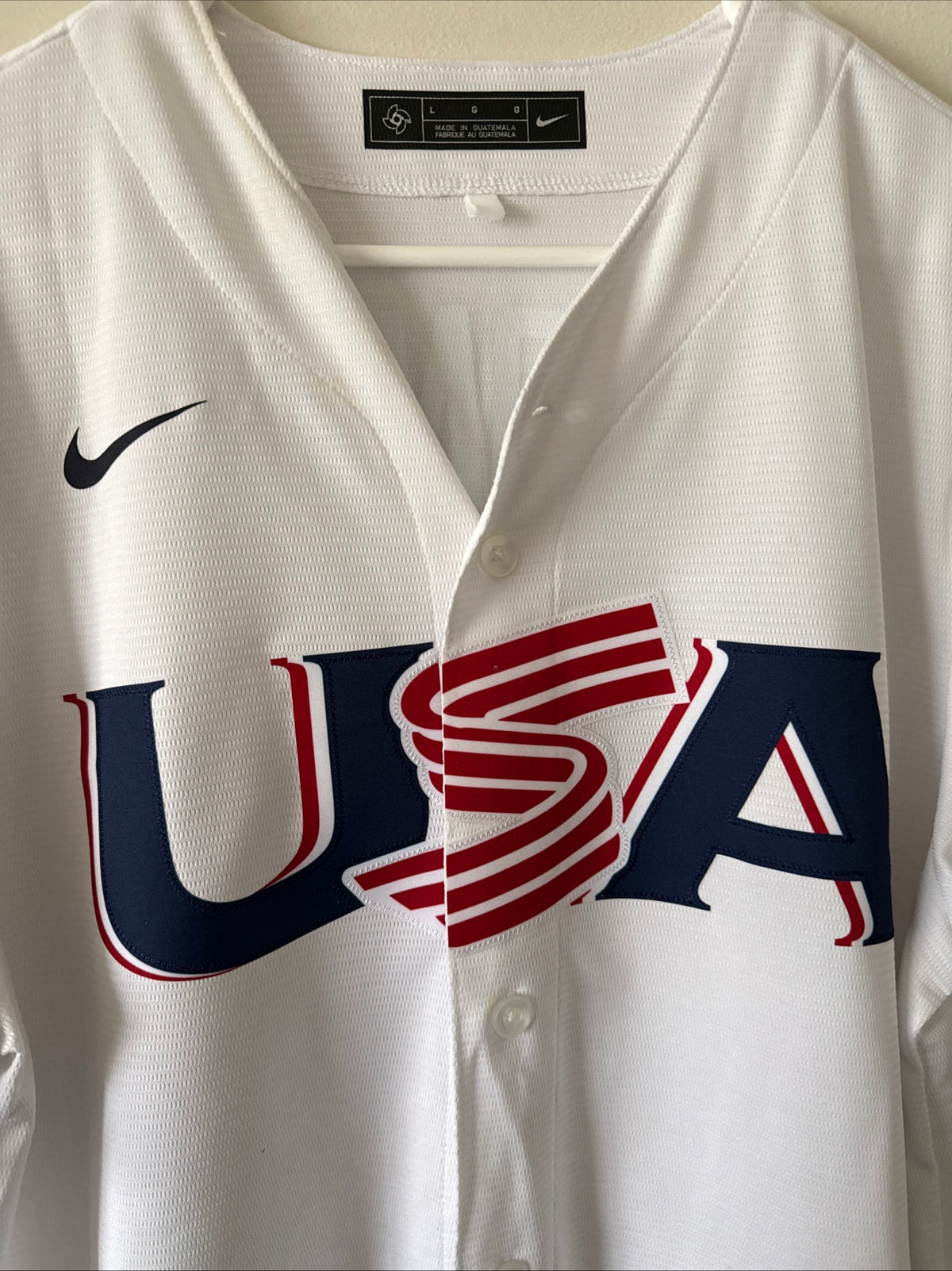 Men's Nike Pete Alonso #20 Team USA 2023 WBC Authentic Jersey Sz L - RARE
