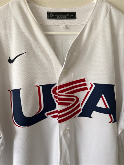 Men's Nike Pete Alonso #20 Team USA 2023 WBC Authentic Jersey Sz L - RARE