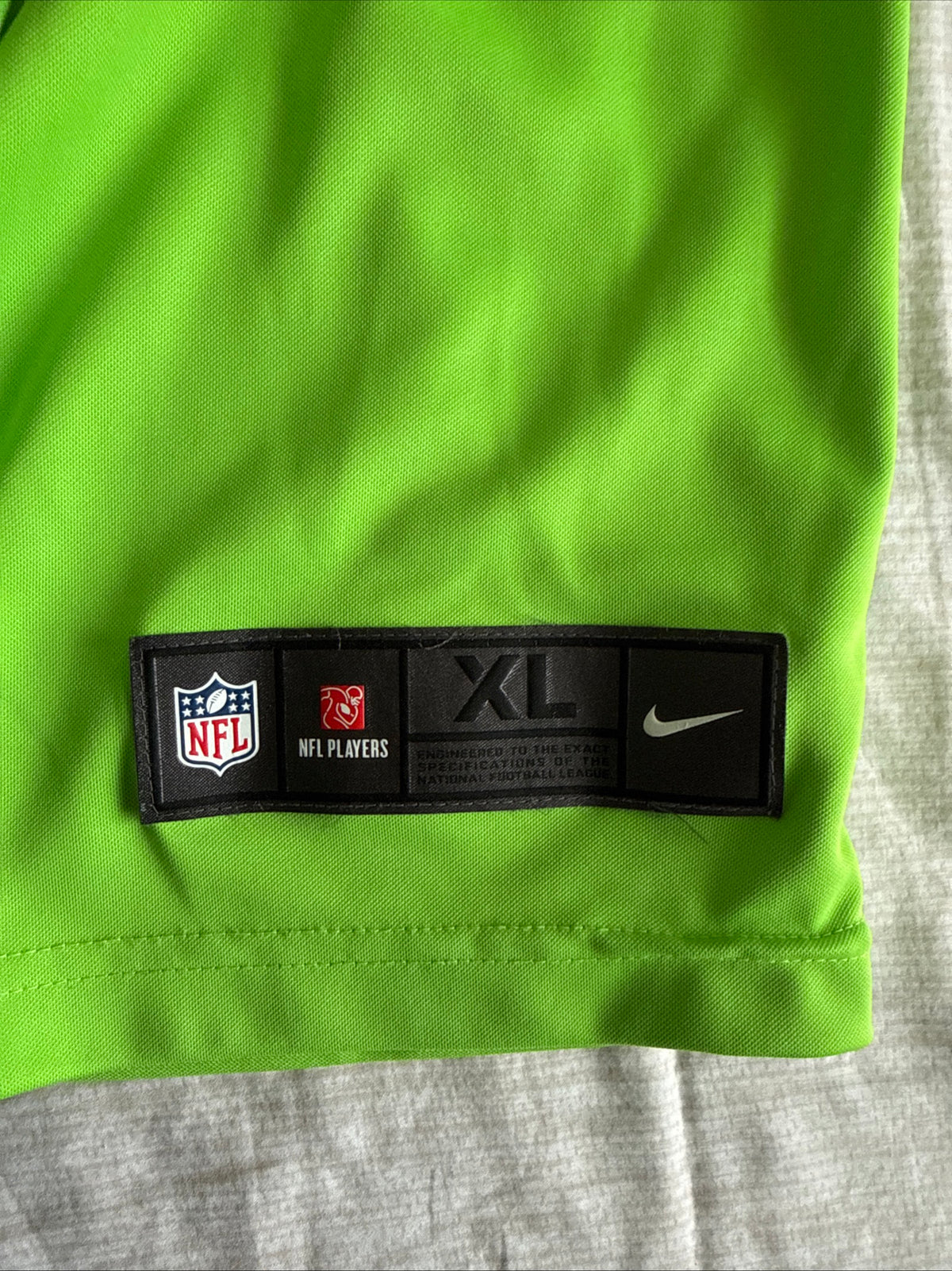 Men's Nike Bobby Wagner #54 Seahawks Vapor Lmtd Color Rush Jersey Sz XL - RARE