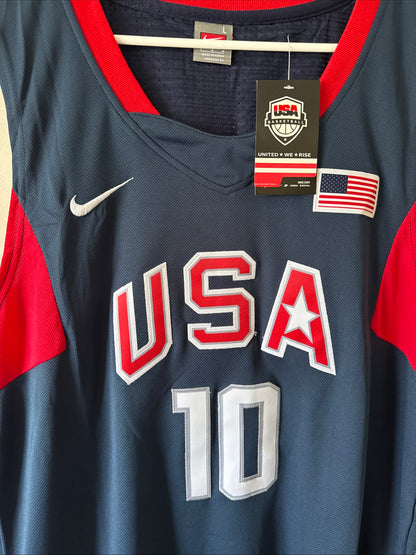 Men’s Nike Kobe Bryant #10 Team USA 2008 Beijing Olympics Jersey Sz L - RARE