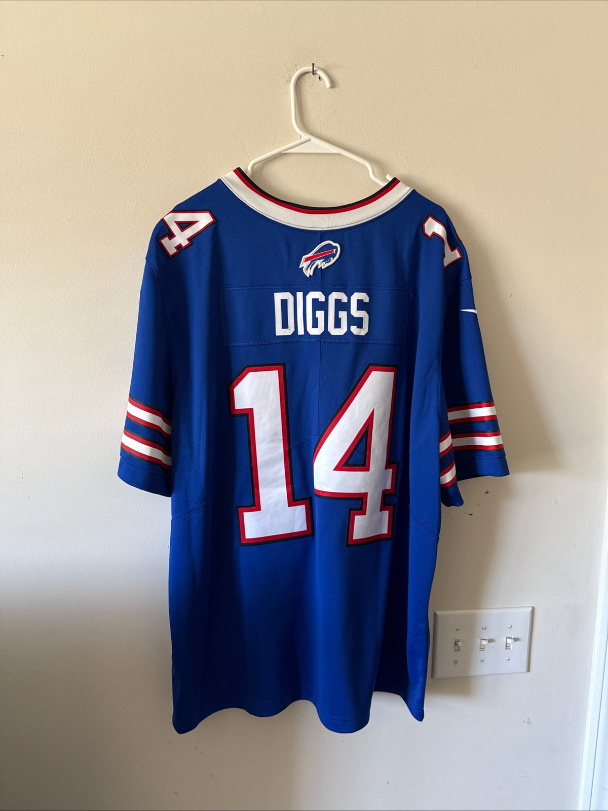 Men's Nike Stefon Diggs #14 Buffalo Bills Vapor Lmtd NFL Jersey Sz 2XL - RARE