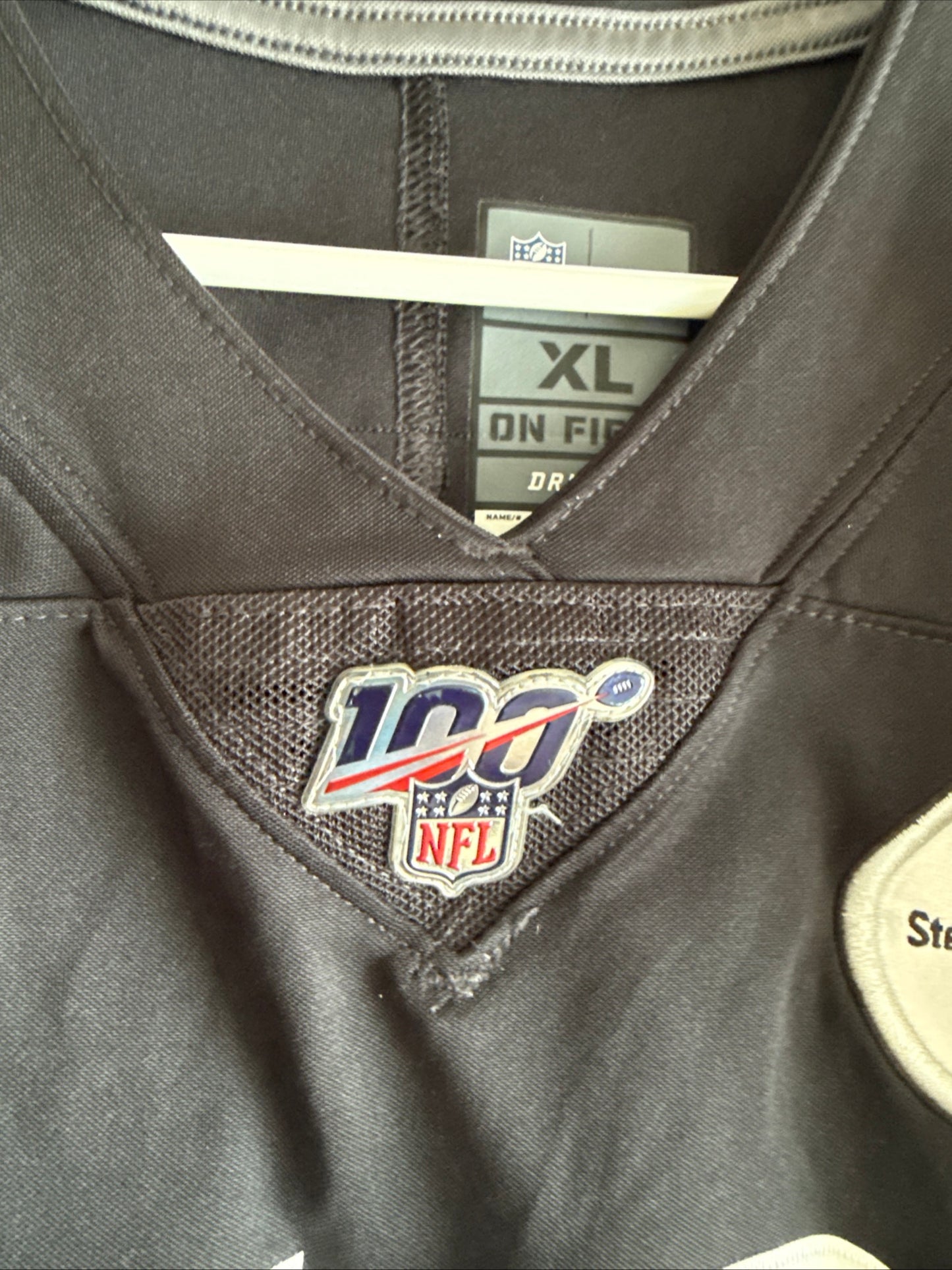 Men’s Nike Juju Smith-Schuster #19 Steelers NFL 100 Vapor Lmtd Jersey Sz XL RARE