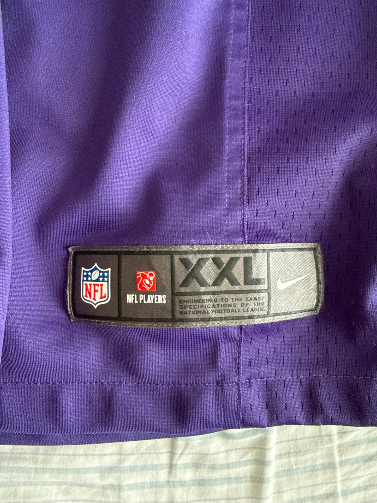 Men's Nike Lamar Jackson #8 Baltimore Ravens NFL 100 Vapor Lmtd Jersey Sz 2XL