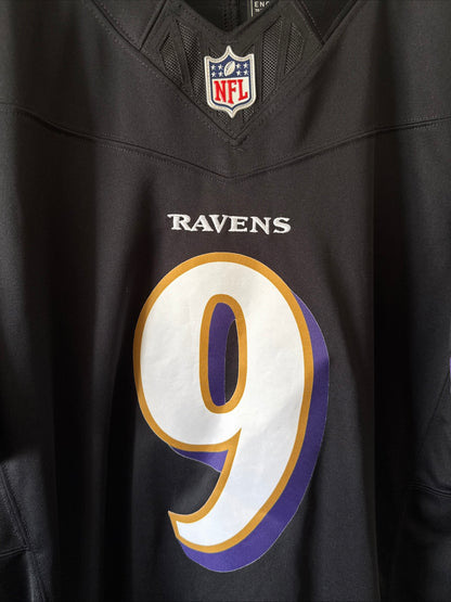 Men’s Nike Justin Tucker #9 Baltimore Ravens Vapor Lmtd Jersey Sz L - Black RARE