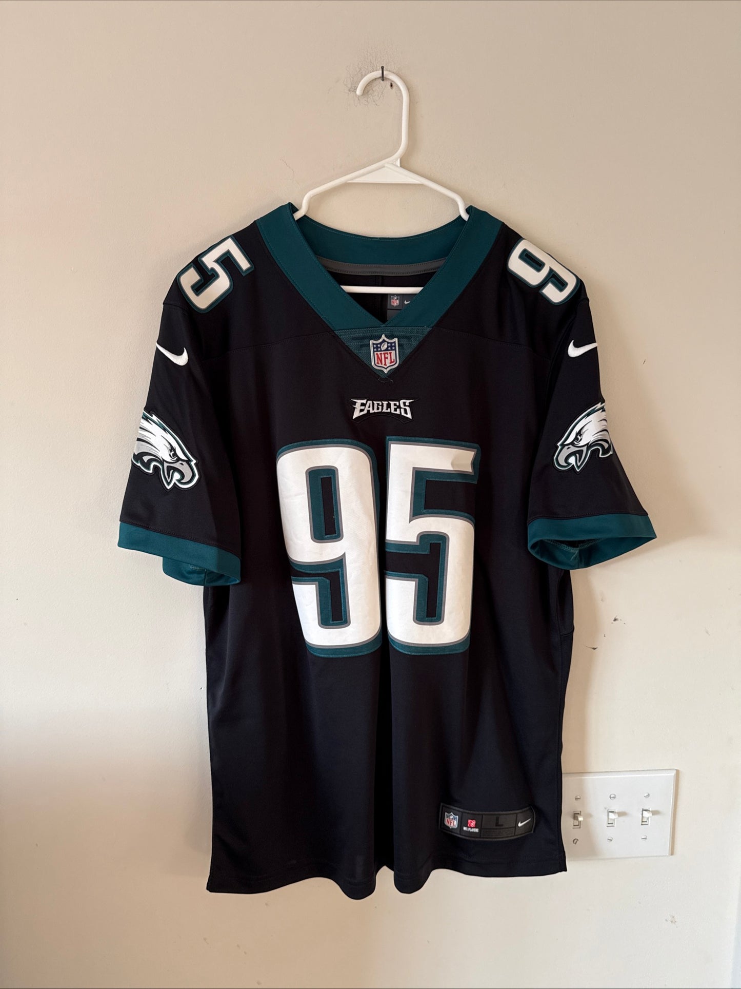 Men’s Nike Mychal Kendricks #95 Philadelphia Eagles Vapor Lmtd Jersey Sz L RARE