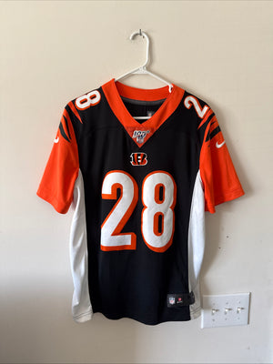 Men’s Nike Joe Mixon #28 Cincinnati Bengals NFL 100 Vapor Lmtd Jersey  Sz M RARE