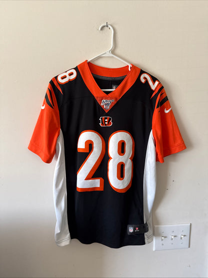 Men’s Nike Joe Mixon #28 Cincinnati Bengals NFL 100 Vapor Lmtd Jersey  Sz M RARE