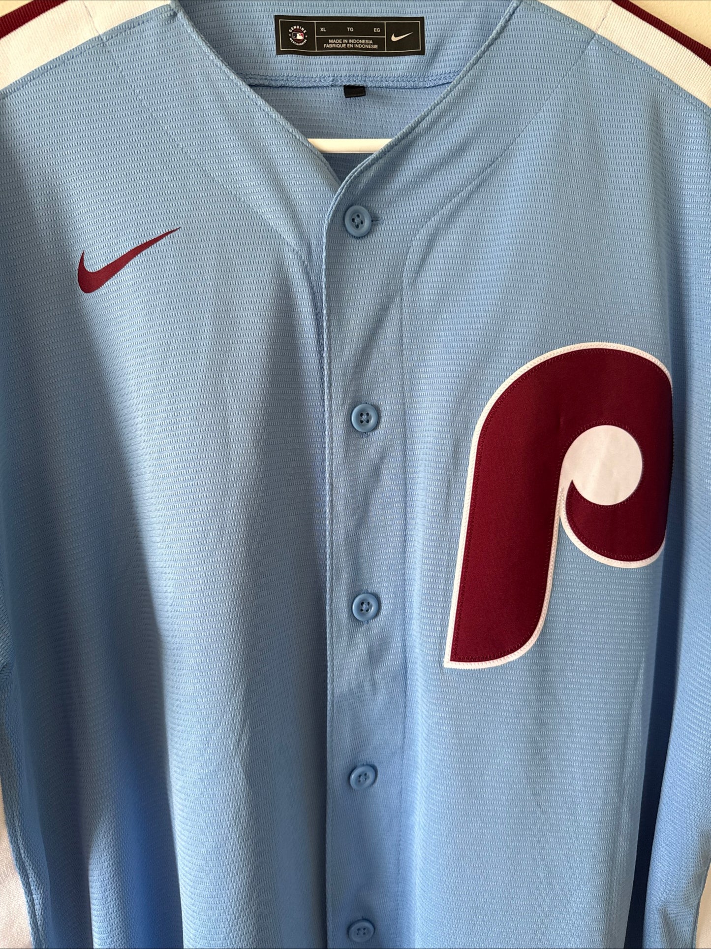 Men’s Nike Nick Castellanos #8 Philadelphia Phillies Retro Jersey Sz XL - RARE