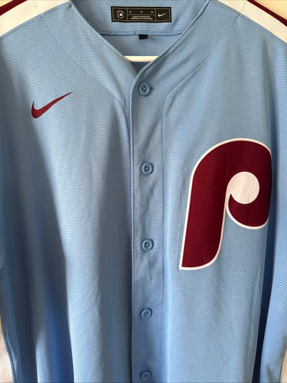 Men’s Nike Nick Castellanos #8 Philadelphia Phillies Retro Jersey Sz XL - RARE