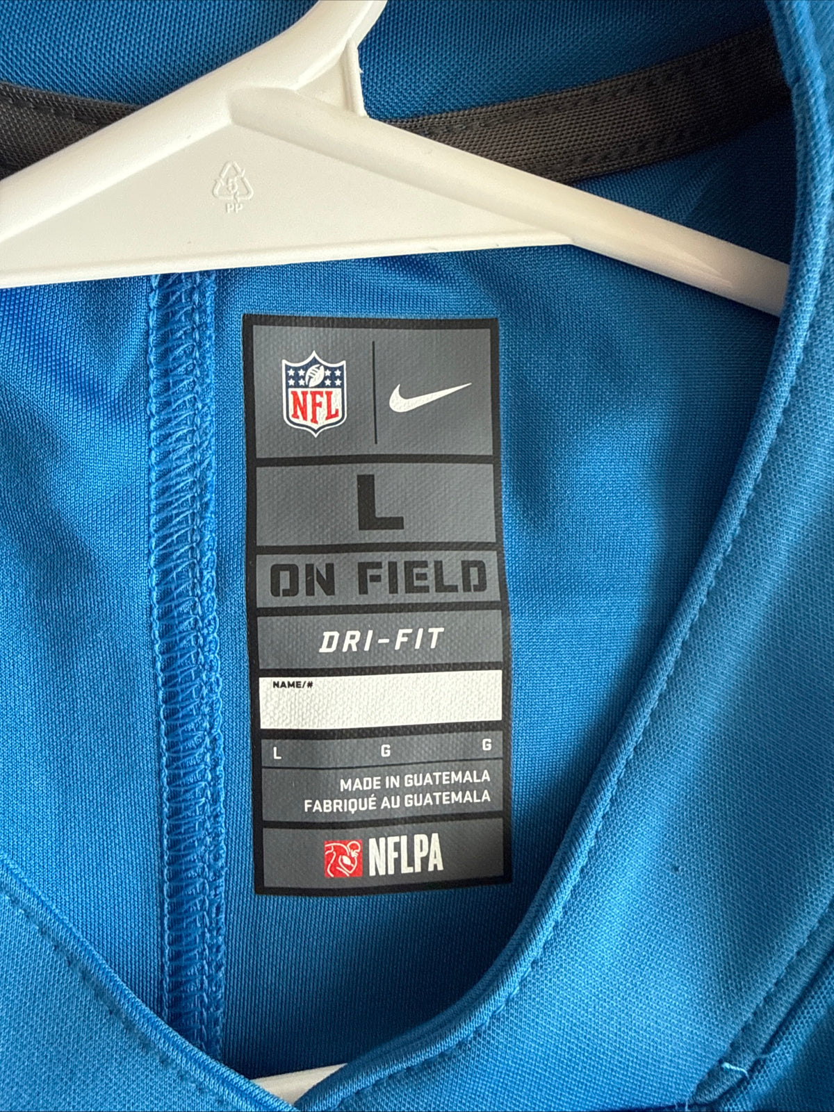 Men’s Nike Custom Brown #3 Detroit Lions Vapor Lmtd NFL Jersey Sz L - Blue RARE