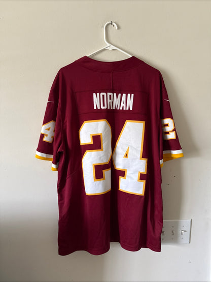 Men’s Nike JOSH NORMAN #24 Washington Redskins Vapor Lmtd Jersey Sz XL - RARE