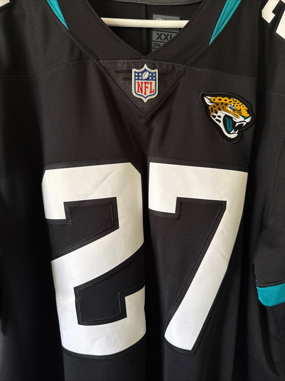 MEN’S NIKE LEONARD FOURNETTE #27 JACKSONVILLE JAGUARS VAPOR LMTD JERSEY SZ 2XL