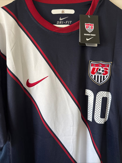 Men’s Nike Landon Donovan #10 USMNT 2010 World Cup Soccer Jersey Sz XL NWT RARE