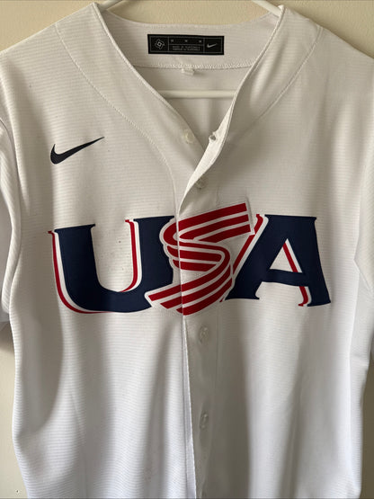 Men's Nike Nolan Arenado #28 Team USA 2023 WBC Jersey Sz M - White RARE