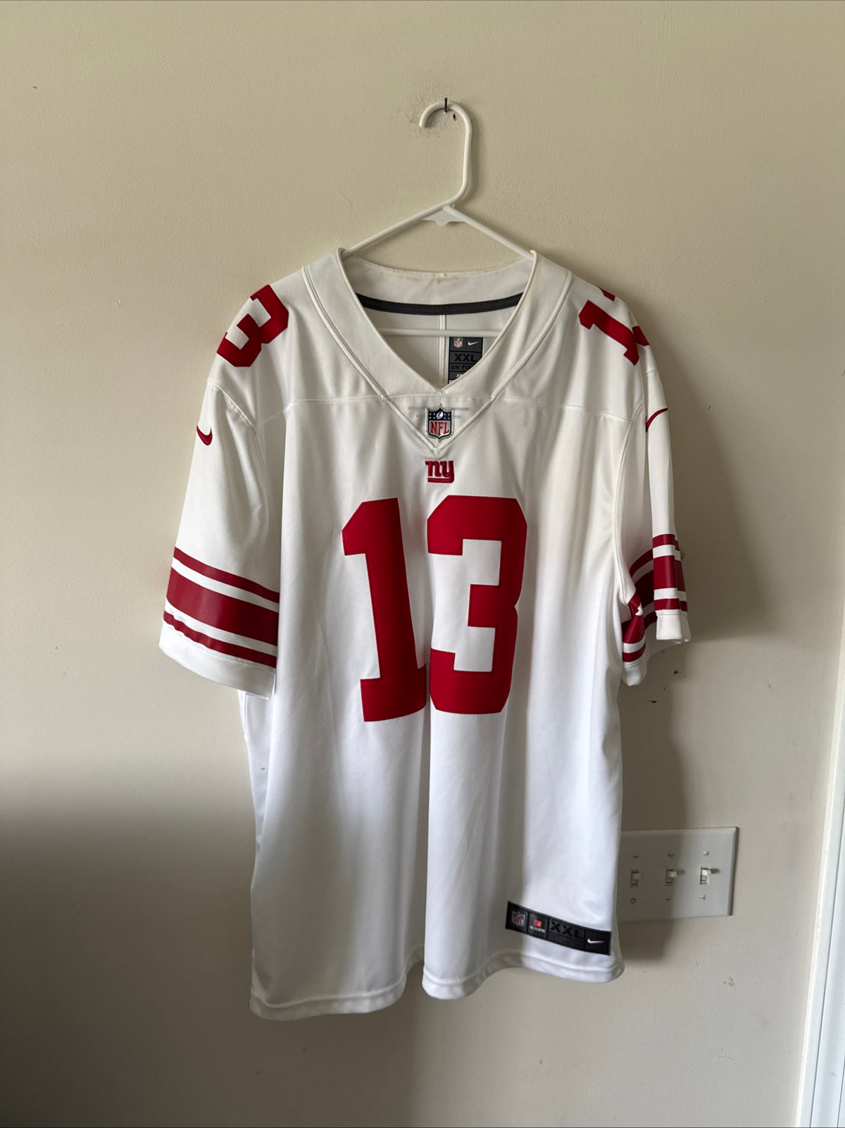 Men's Nike Odell Beckham Jr #13 NY Giants Vapor Lmtd NFL Jersey Sz 2XL - RARE