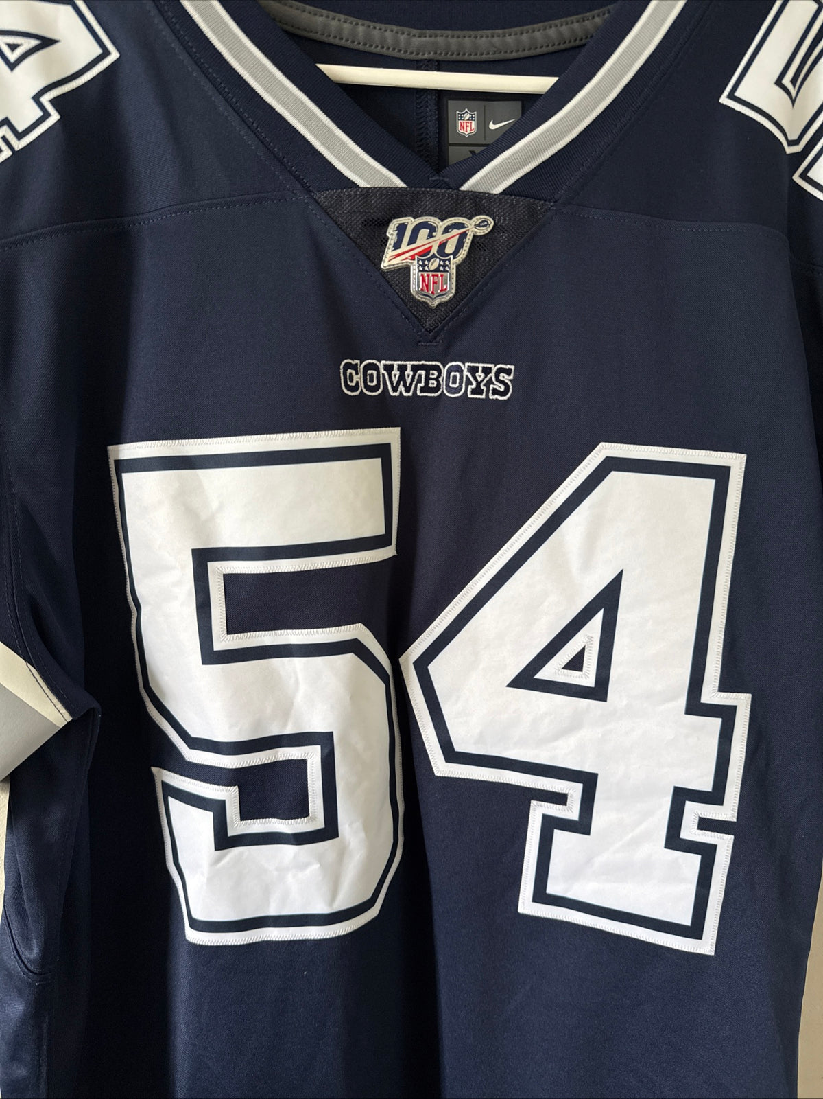 Men's Nike Jaylon Smith #54 Dallas Cowboys NFL 100 Vapor Lmtd Jersey Sz XL RARE