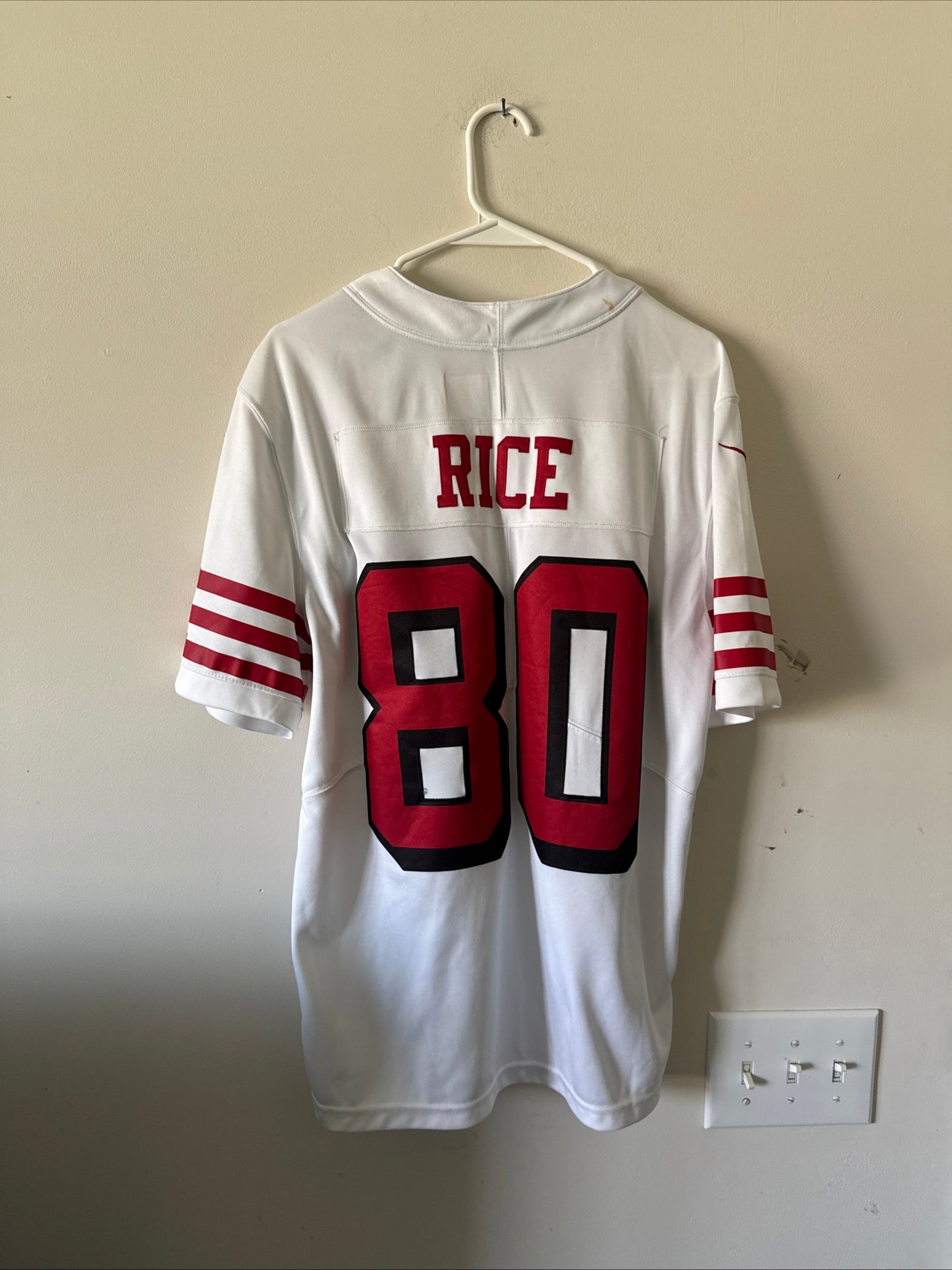 Men's Nike Jerry Rice #80 SF 49ers Color Rush Vapor Lmtd NFL Jersey Sz M - RARE