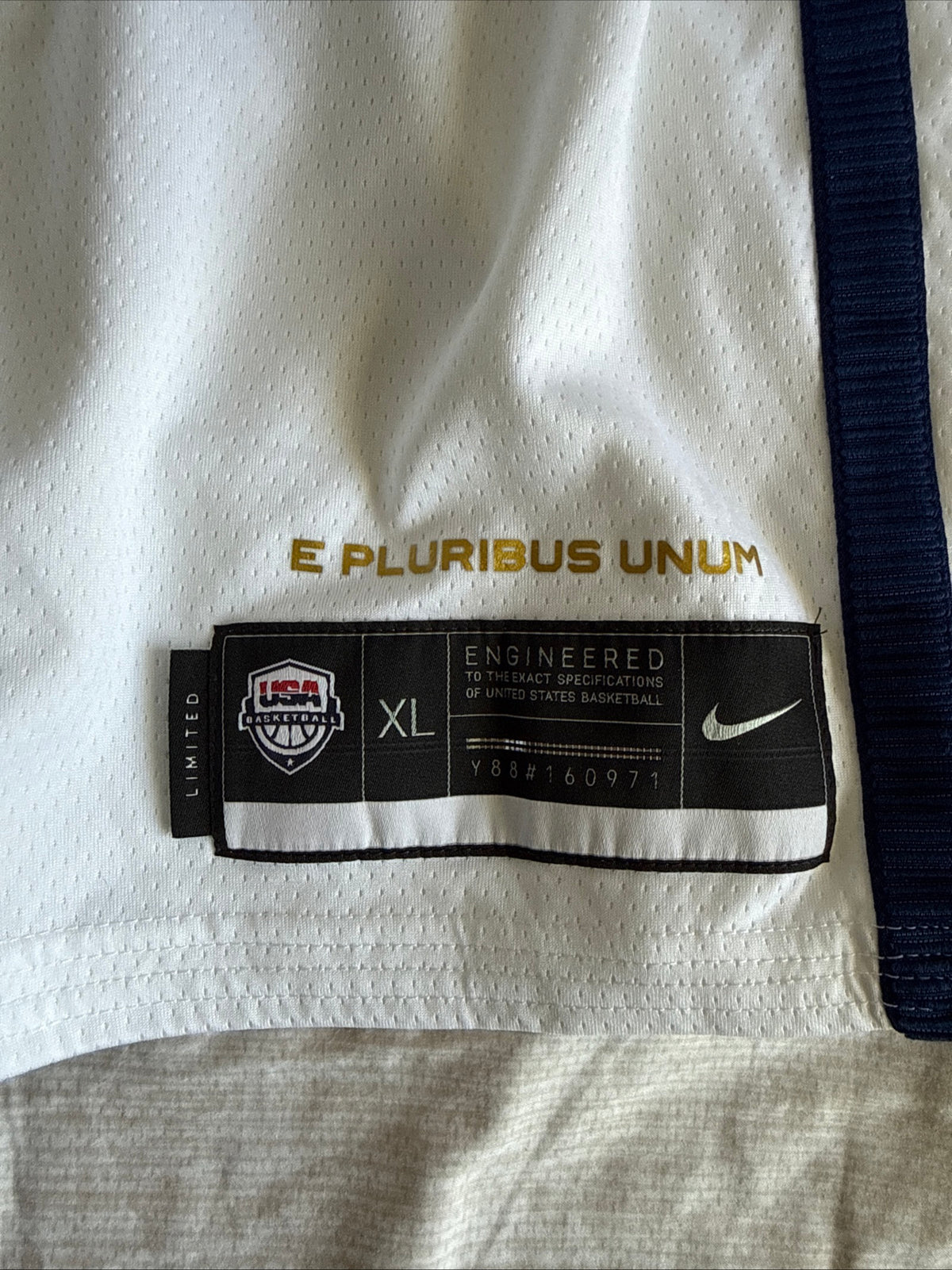 Men's Nike Devin Booker #15 Team USA 2020 Tokyo Olympics Jersey Sz XL - RARE