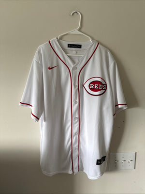 Men's Nike Joey Votto #19 Cincinnati Reds Home MLB Jersey Sz XL - White RARE