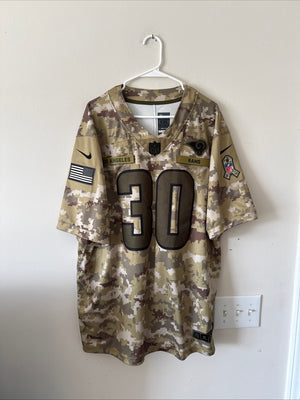 Men’s Nike Todd Gurley II #30 LA Rams Salute To Service Lmtd Jersey Sz 2XL RARE