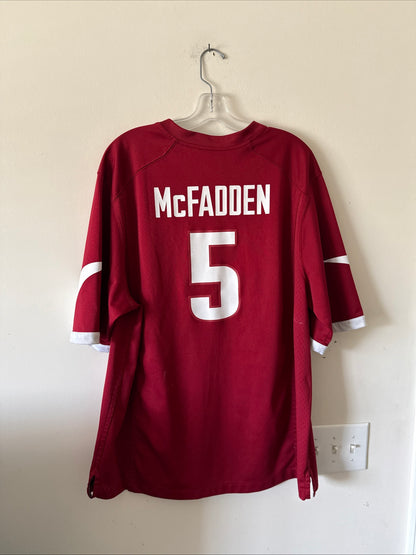 MEN’S NIKE DARREN MCFADDEN #5 ARKANSAS RAZORBACKS NCAA JERSEY SZ XL - RARE