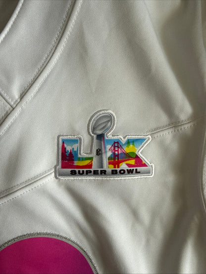 Men’s Nike NFL 2026 Super Bowl LX #60 Vapor Lmtd White Jersey Sz L - NWT RARE