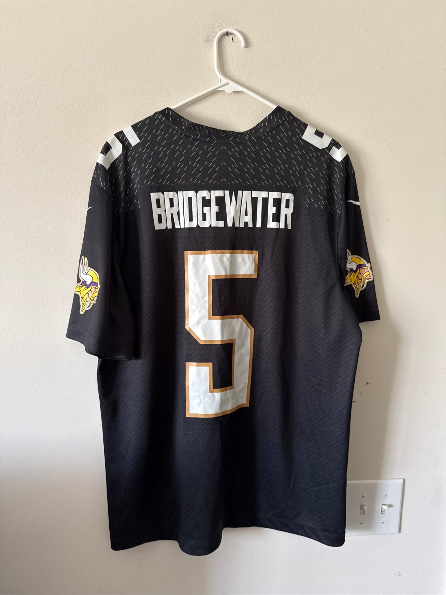 Men’s Nike Teddy Bridgewater #5 Minnesota Vikings 2016 Pro Bowl Jersey Sz XL