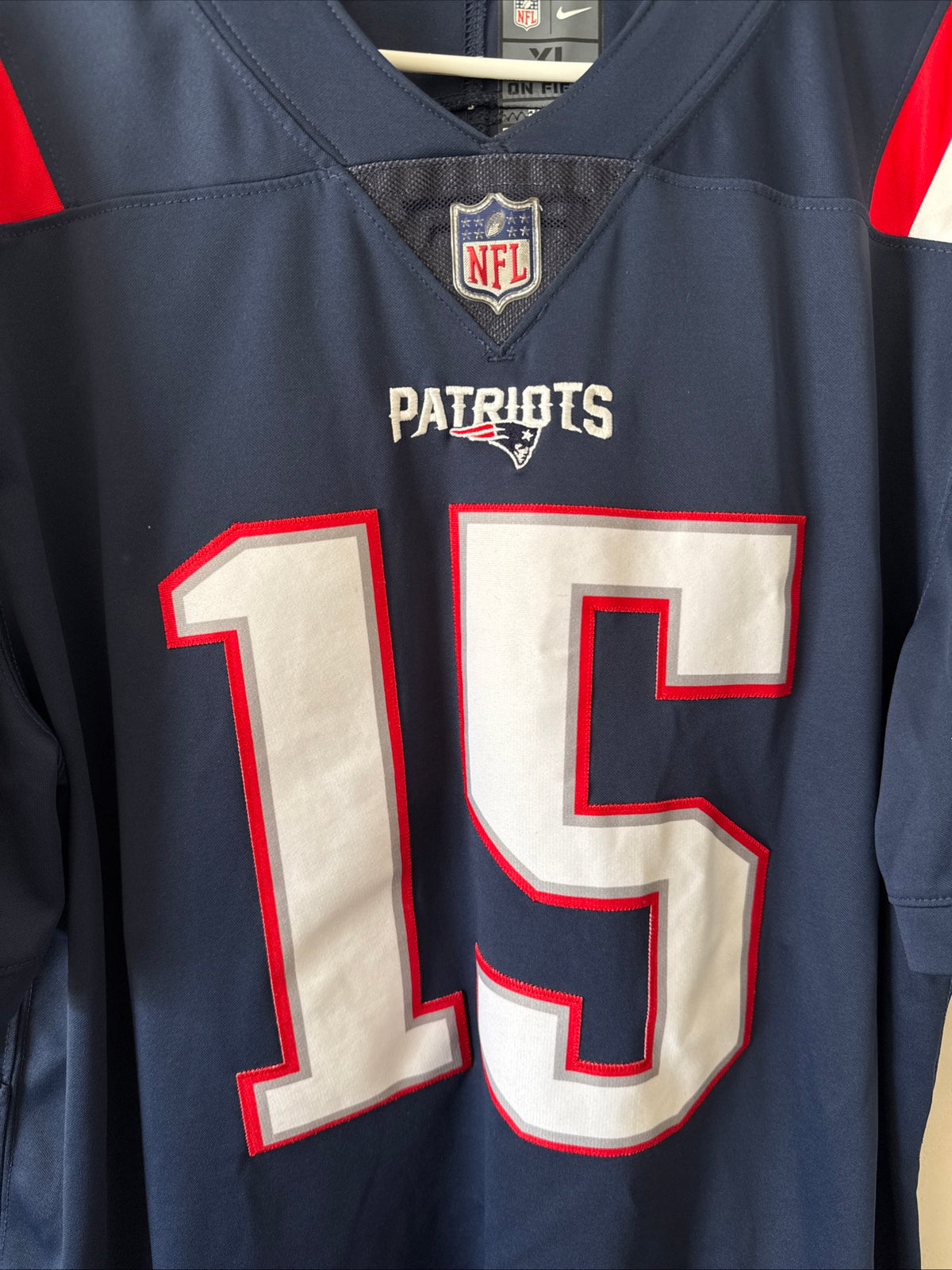 Men's Nike Chris Hogan #15 New England Patriots Vapor Lmtd Jersey Sz XL - RARE