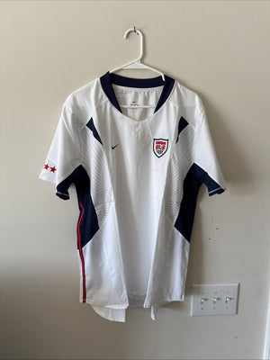 Men’s Nike Team USA 2002-2004 Authentic Home Soccer Jersey Sz XL - White RARE