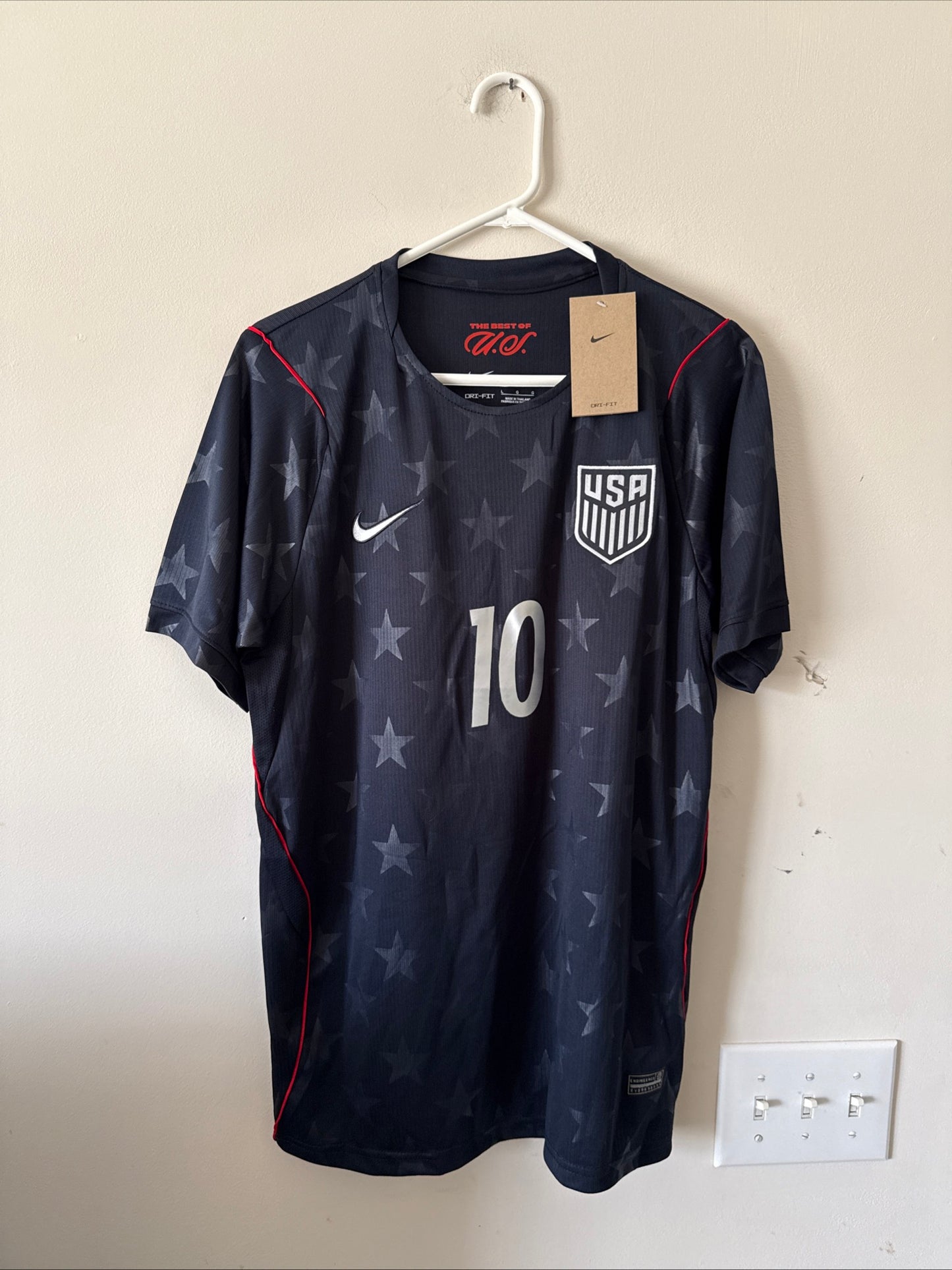 Men’s Nike Christian Pulisic #10 Team USA 2026 Away Jersey Sz L - NWT RARE