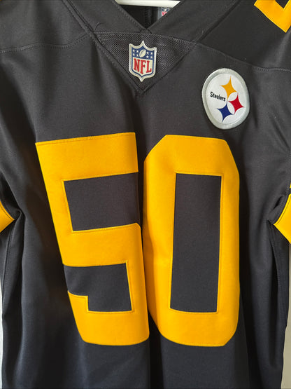 Men’s Nike Ryan Shazier #50 Pittsburgh Steelers Vapor Lmtd NFL Jersey Sz M RARE