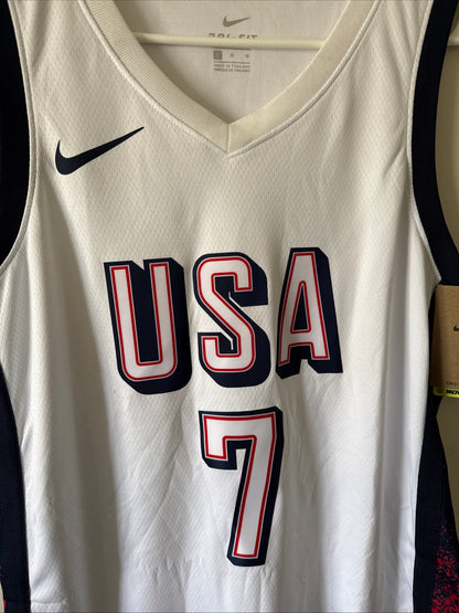 Men’s Nike Kevin Durant #7 Team USA 2024 Paris Olympics Jersey Sz 48 - NWT RARE