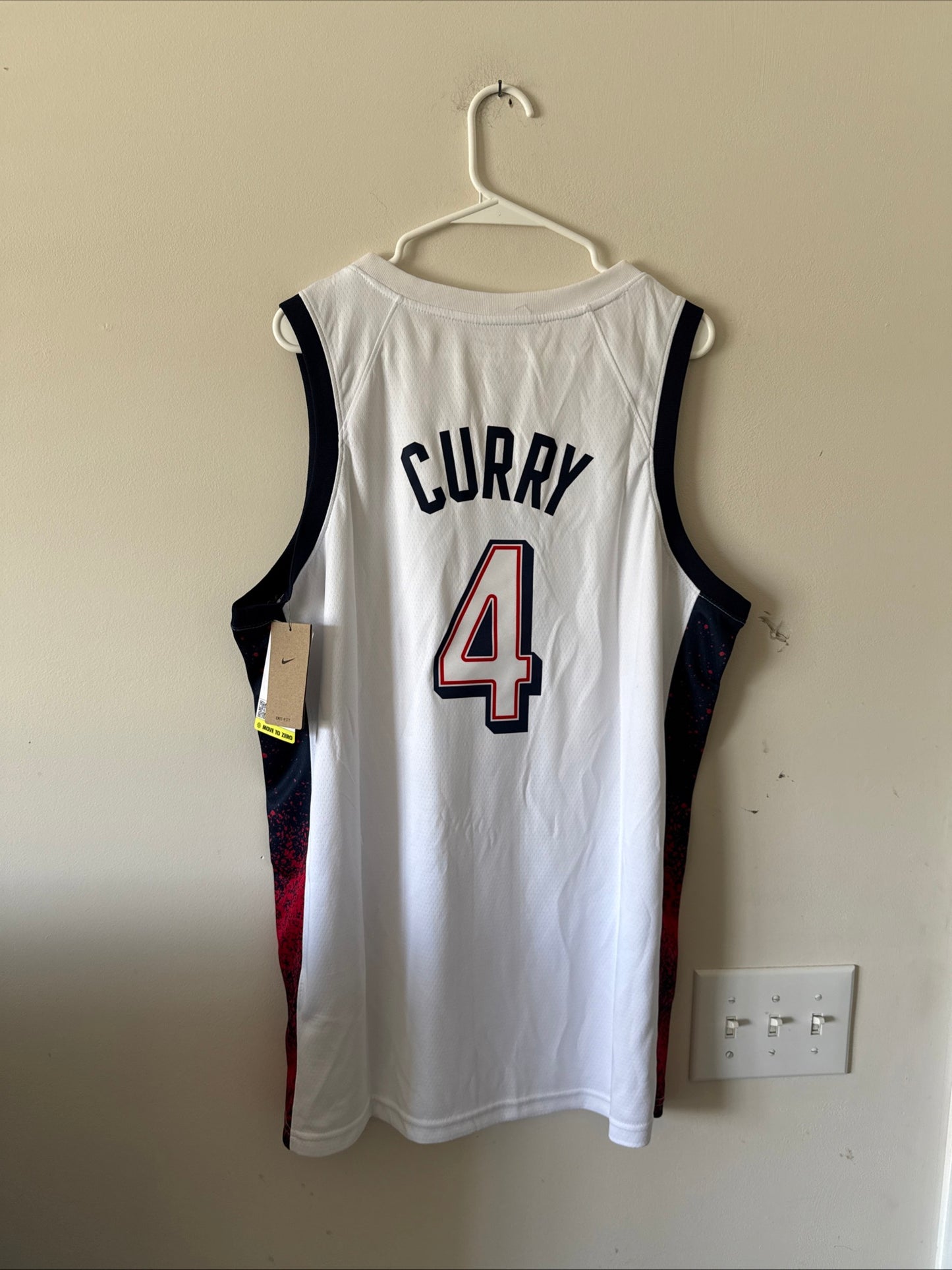 Men’s Nike Stephen Curry #4 Team USA 2024 Paris Olympics Jersey Sz 52 - NWT RARE