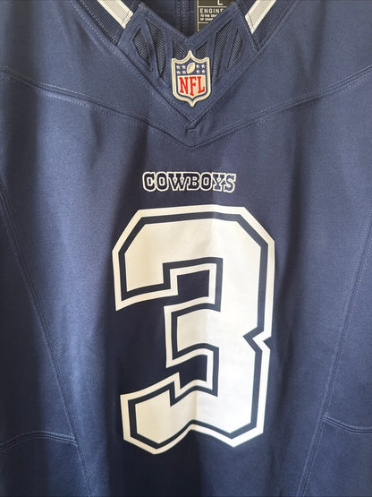 Men's Nike Brandin Cooks #3 Dallas Cowboys Vapor Limited NFL Jersey Sz L - RARE