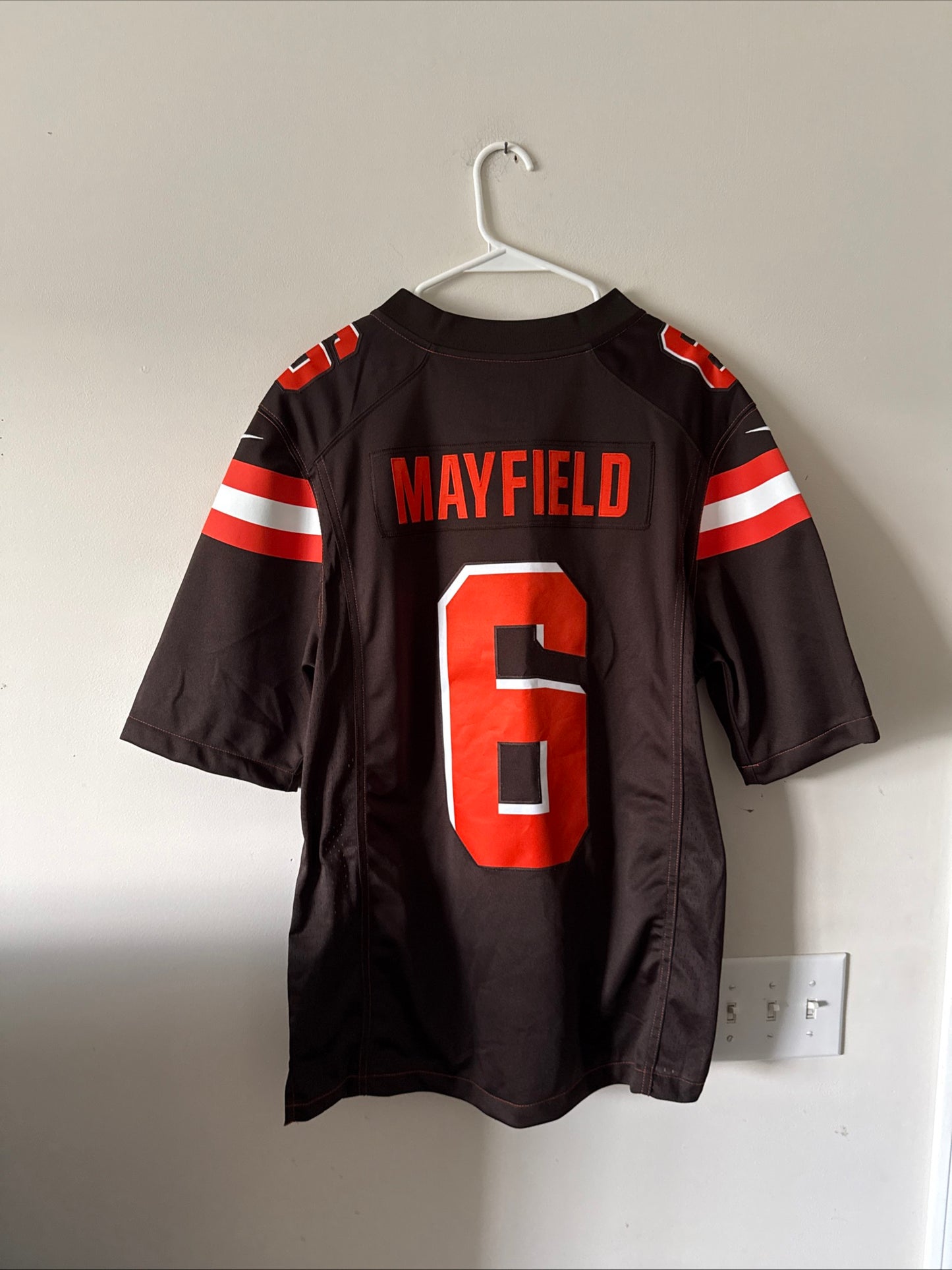 Men’s Nike Baker Mayfield #6  Cleveland Brown NFL 100 Limited Jersey Sz L - RARE