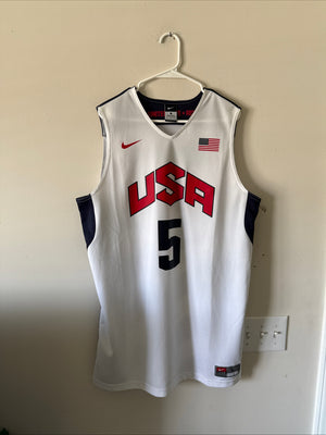 Men’s Nike Kevin Durant #5 Team USA 2012 London Olympics Jersey Sz L - RARE