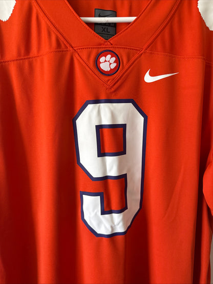 Men's Nike Travis Etienne #9 Clemson Tigers NCAA Football Jersey Sz XL - RARE