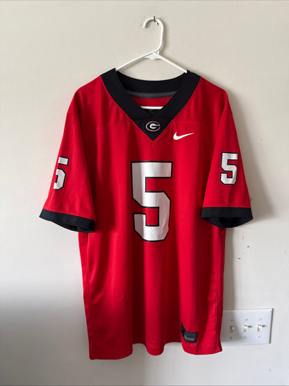 Men’s Nike Adonai Mitchell #5 Georgia Bulldogs NCAA Alumni Jersey Sz L - RARE