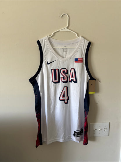 Men’s Nike Stephen Curry #4 Team USA 2024 Paris Olympics Jersey Sz 52 - NWT RARE