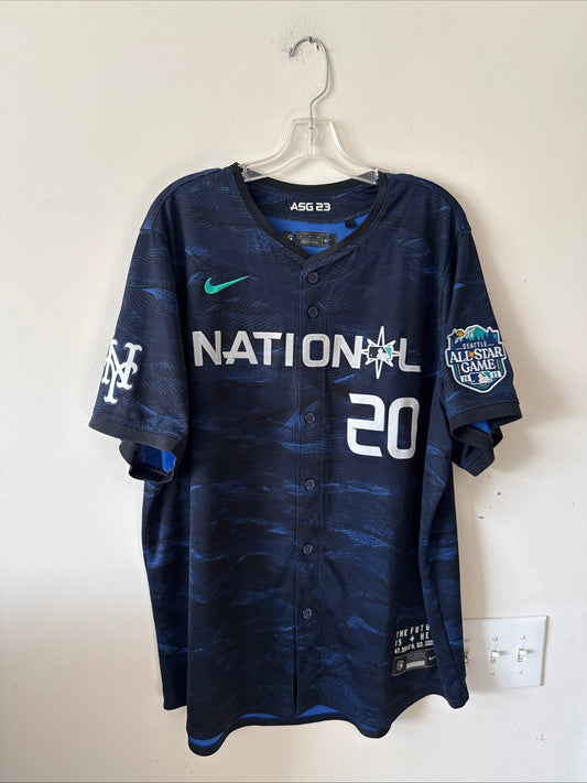 Men’s Nike Pete Alonso #20 NY Mets 2023 All-Star Game Jersey Sz 2XL - RARE