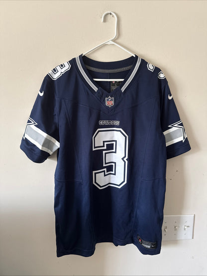 Men's Nike Brandin Cooks #3 Dallas Cowboys Vapor Limited NFL Jersey Sz L - RARE